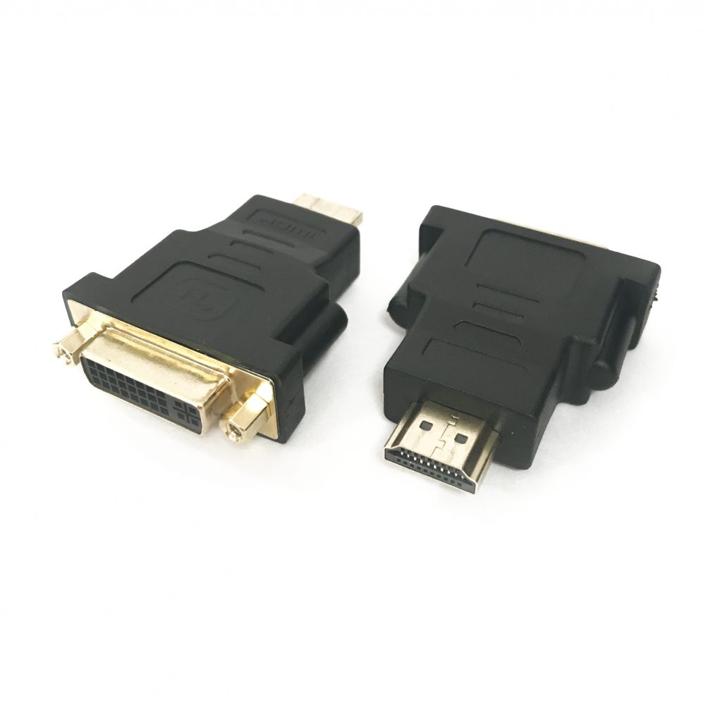 ADAPTADOR HDMI MACHO A DVI-I HEMBRA DUAL LINK - FyC AUDIOVISUAL